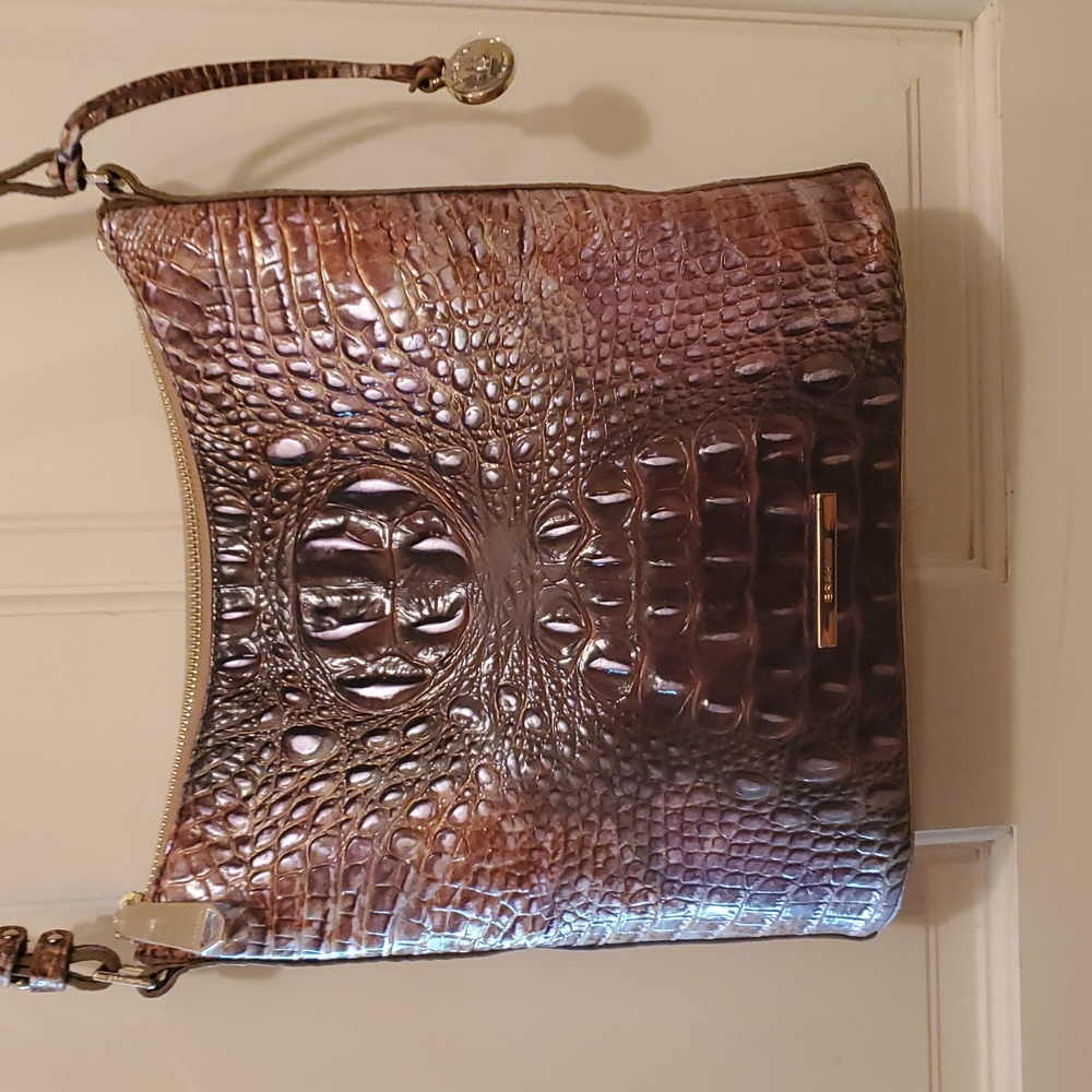 Brahmin Katie Truffle Python Melbourne.Brown/ Tan… - image 5